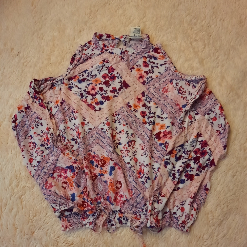 American Rag Open-Shoulder Top